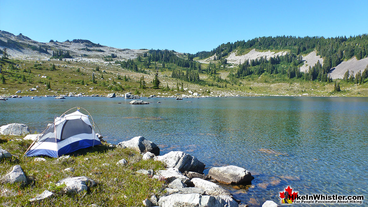 Brew Lake Tent View