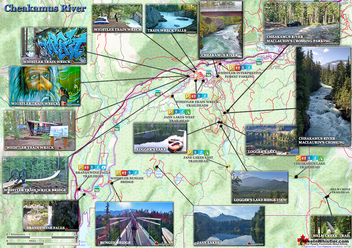 Cheakamus River Large Map v17