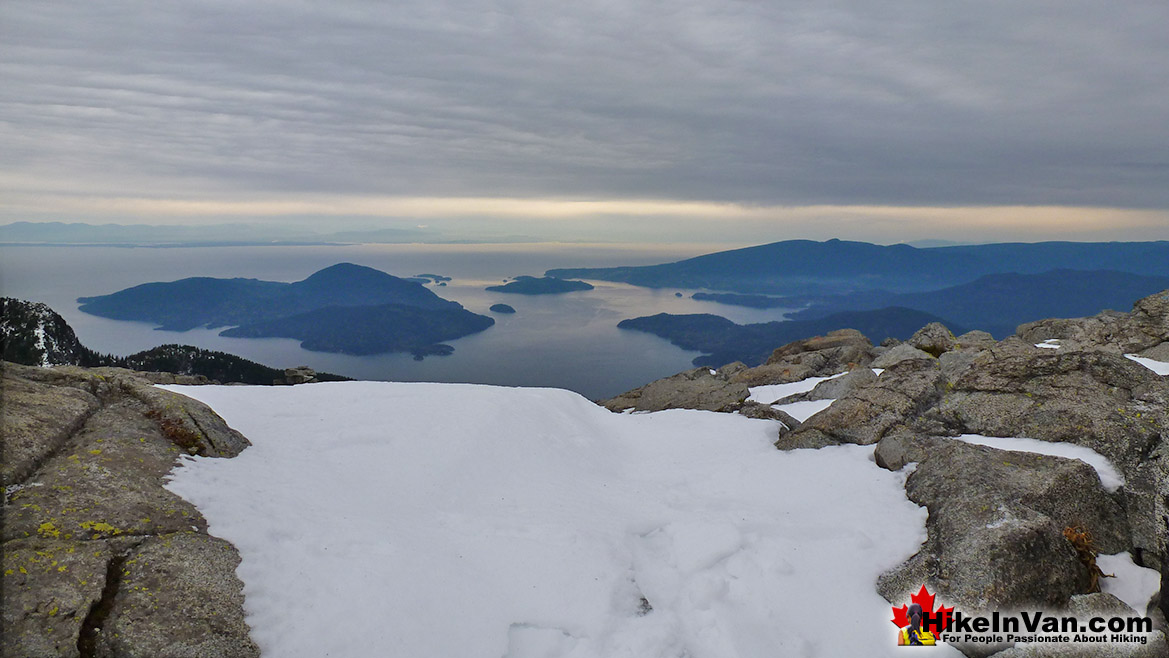 The Lions Summit View of Howe Sound