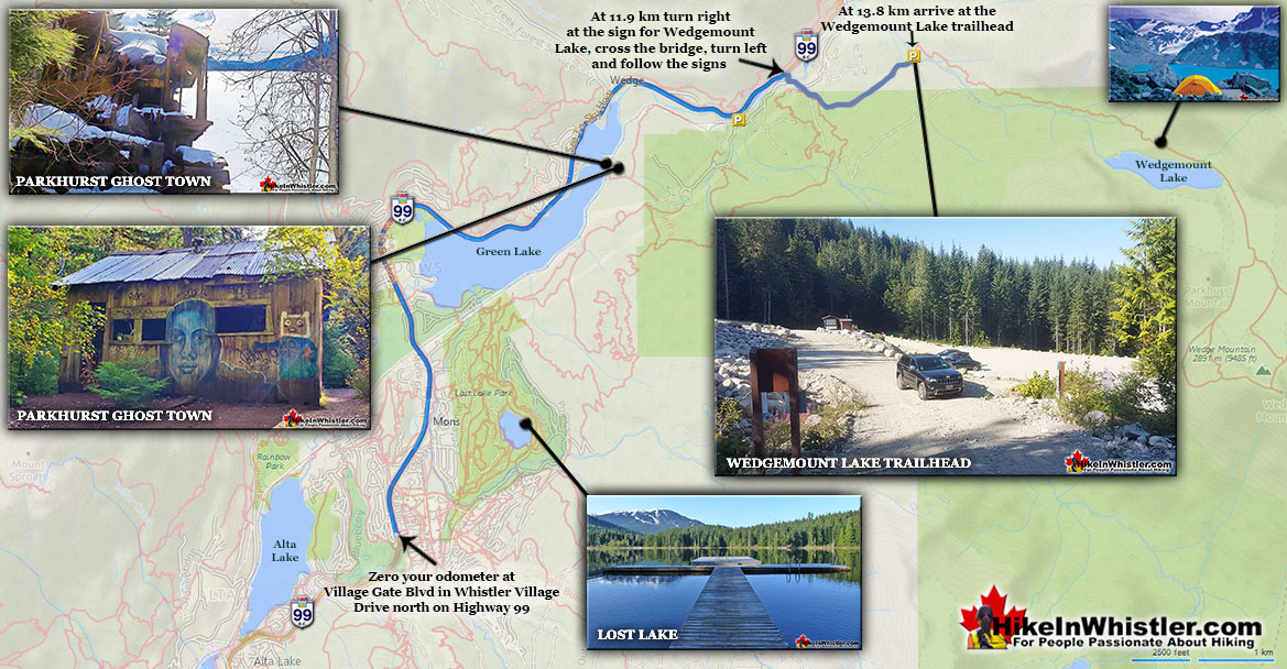 Wedgemount Lake Directions Map v9