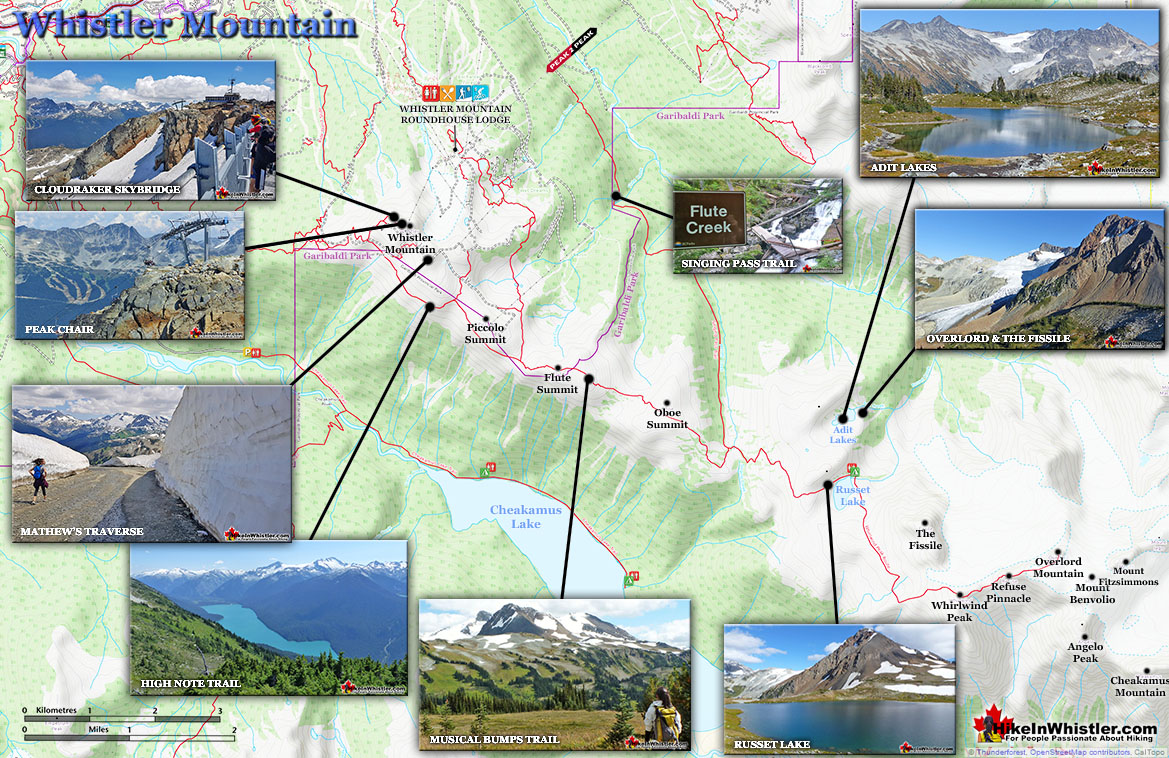 Whistler Mountain Russet Lake Map v20